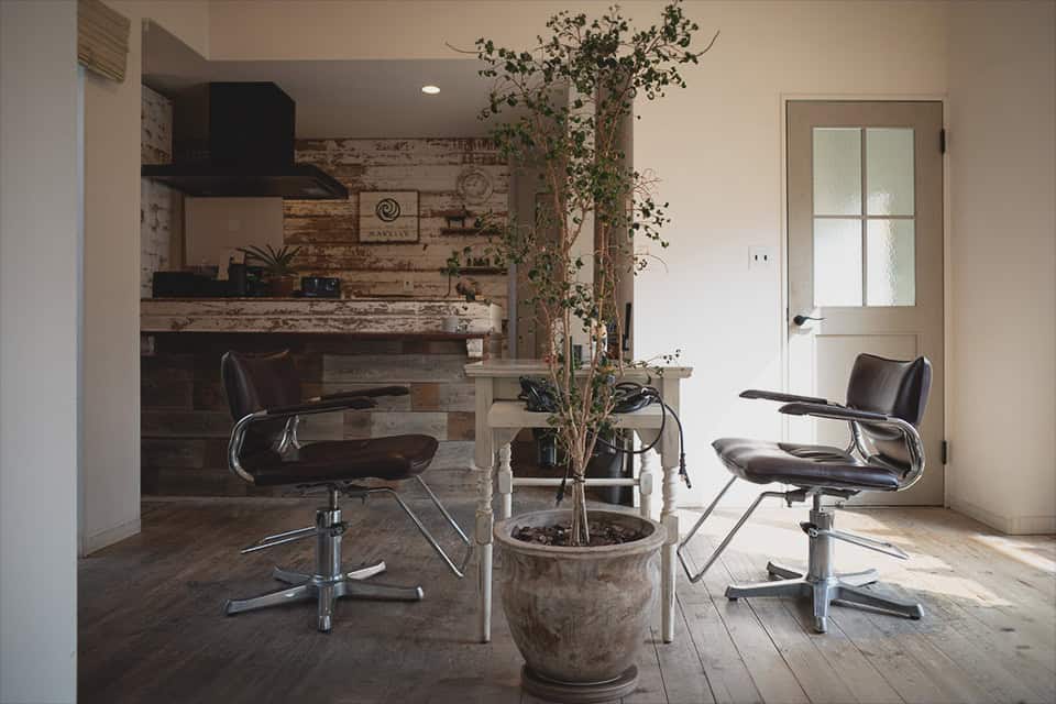 隠れ家のような美容室MARELLE